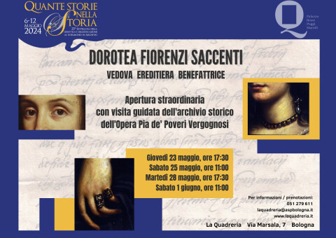 Quante storie nella Storia. Il ritratto della Vedova Fiorenti Saccenti: ereditiera e benefattrice