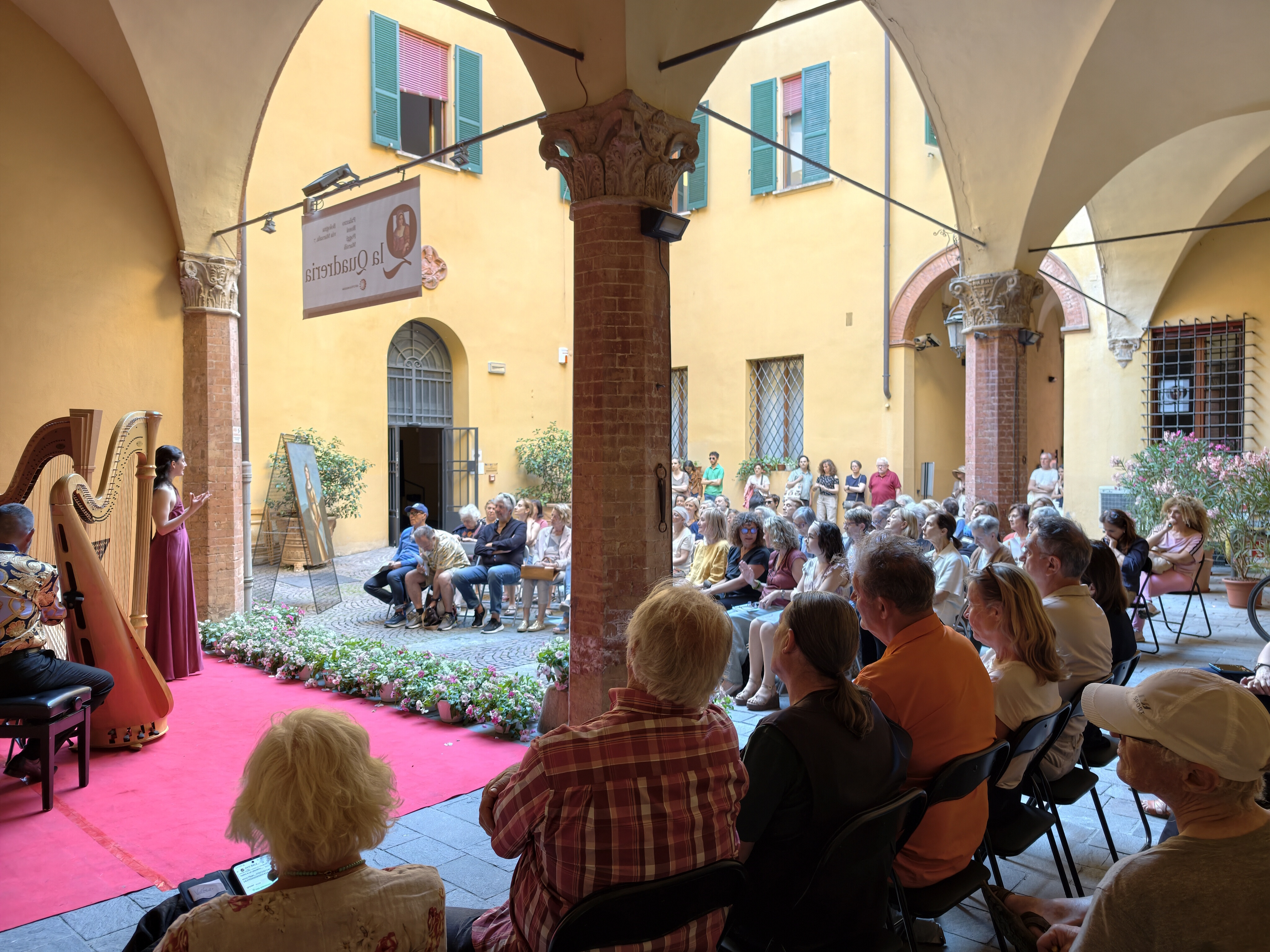 Un dialogo tra musica e arte nel cortile della Quadreria 