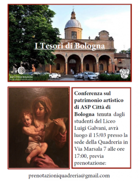 15 Marzo: conferenza "I tesori di Bologna"