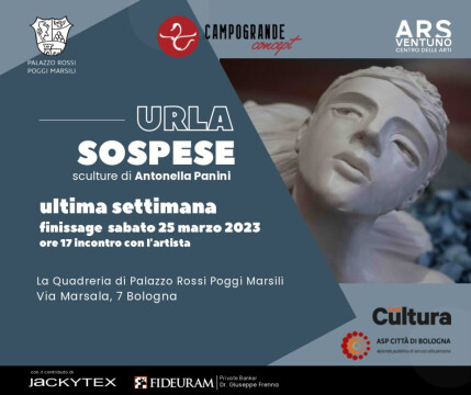 Prossima al finissage "Urla sospese", quando il dolore diventa bellezza