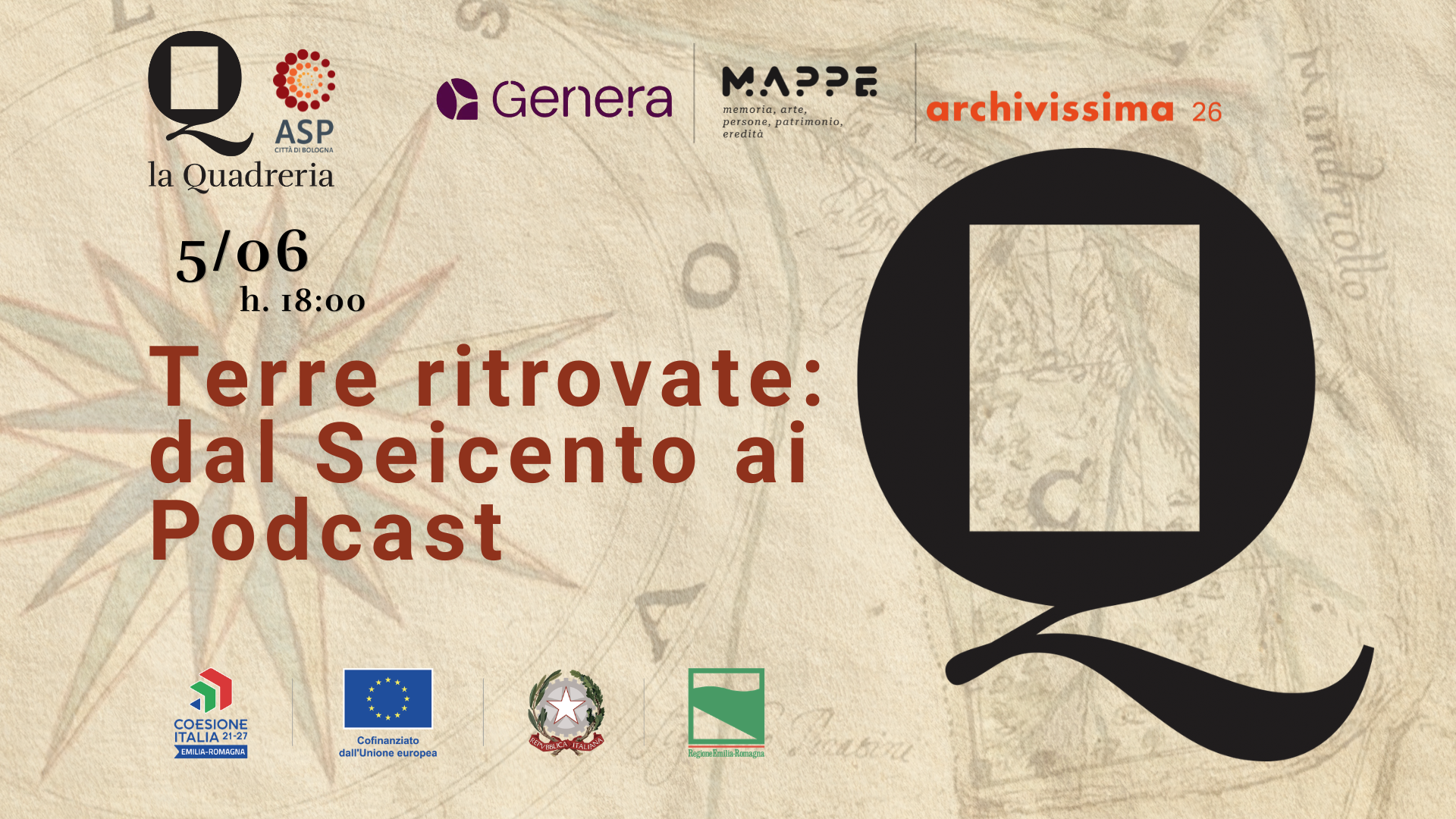 Terre ritrovate: dal Seicento ai Podcast